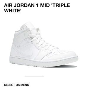 Brand new white Jordan’s 1